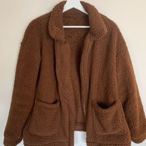 Camel Teddy Coat